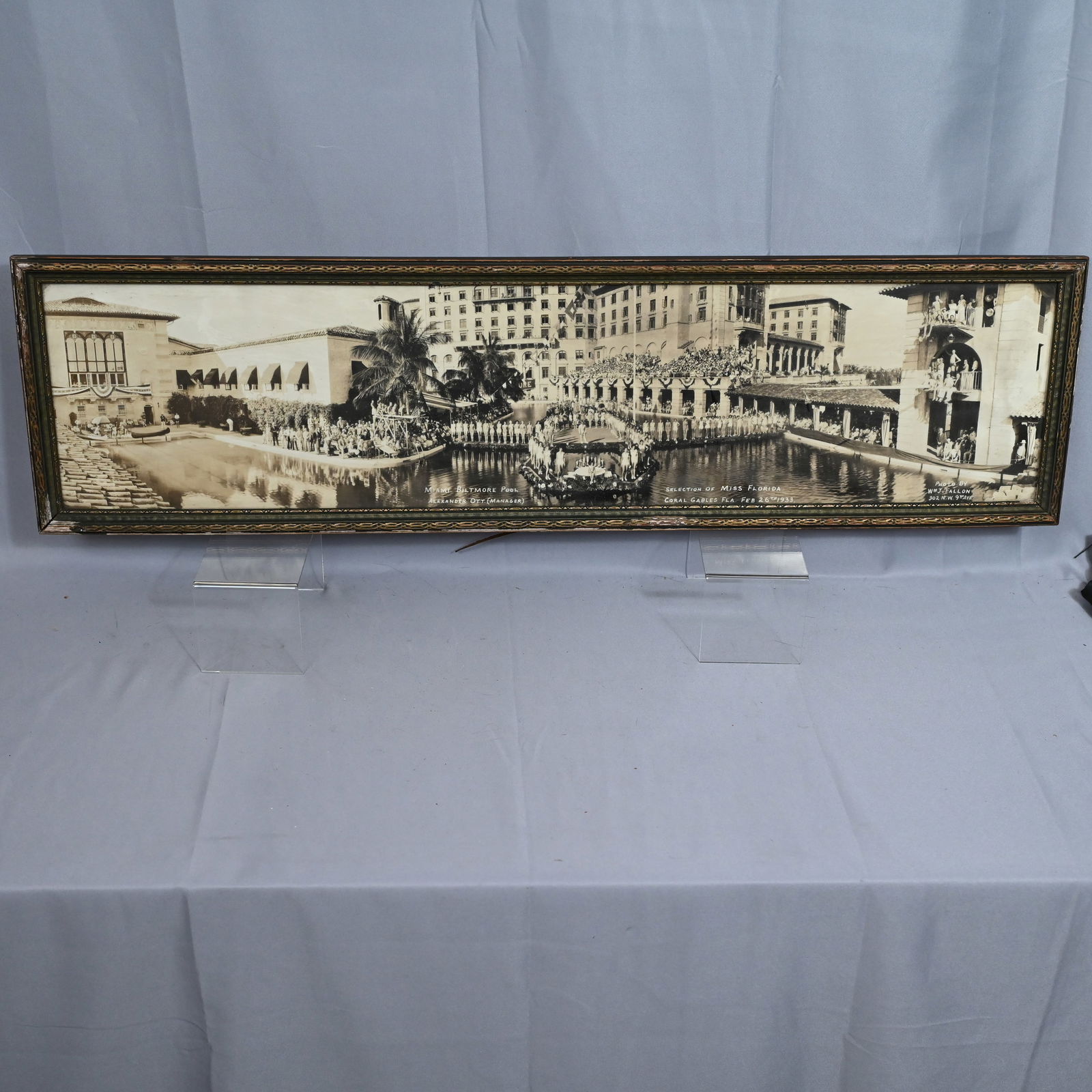 1933 Miss Florida Beauty Pageant Vintage Panoramic Wm.J. Fallon Photo (1 of 7)