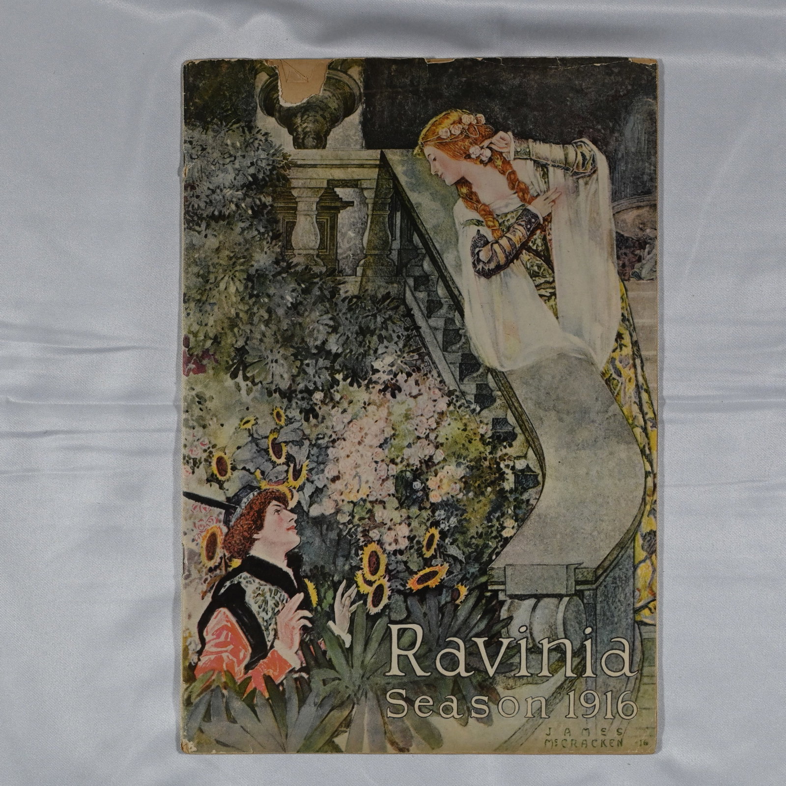 Ravinia Park Music Festival 1916 Season Program: Chicago's Summer Music Capital - Ravinia Park - The Highland Park Press (inside cover) - numerous advertisements and daily program schedules. About 10.125 x 7 inches.