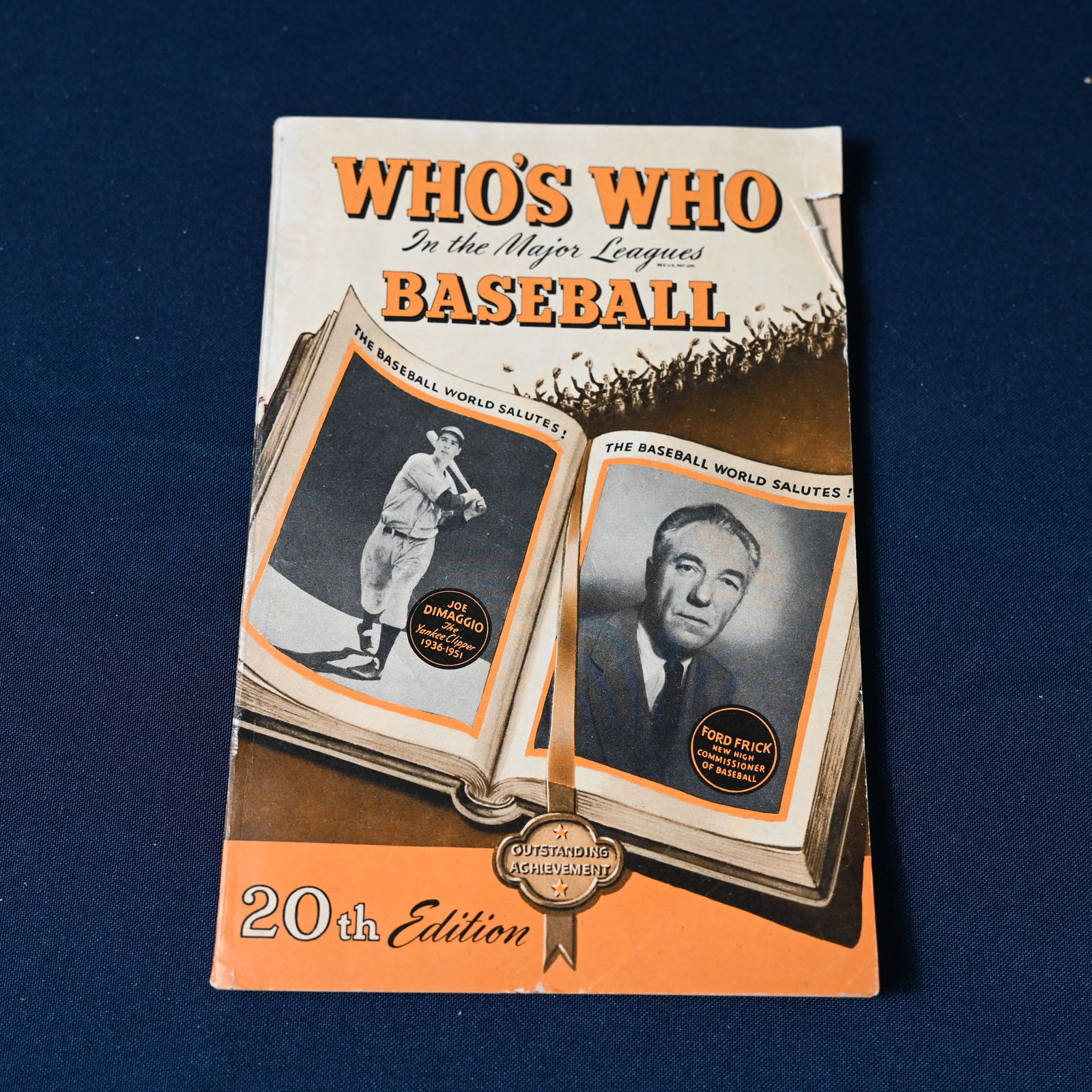 Who's Who In The Major Leagues Baseball 20th Edition 1952 (1 of 2)