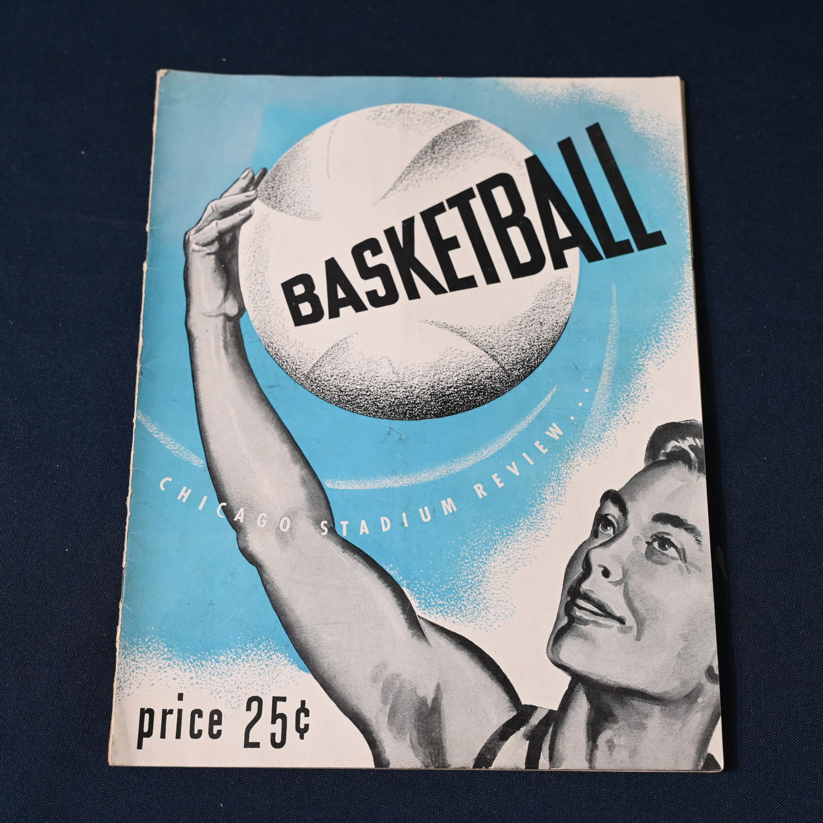 Basketball - Chicago Stadium Review Doubleheader January 24, 1948: We are not sure who played whom. 4 teams are listed: Notre Dame, Northwestern, Michigan State, and DePaul. Page 18 has the lineup for Northwestern; Page 25 has the lineup for Michigan, both with a