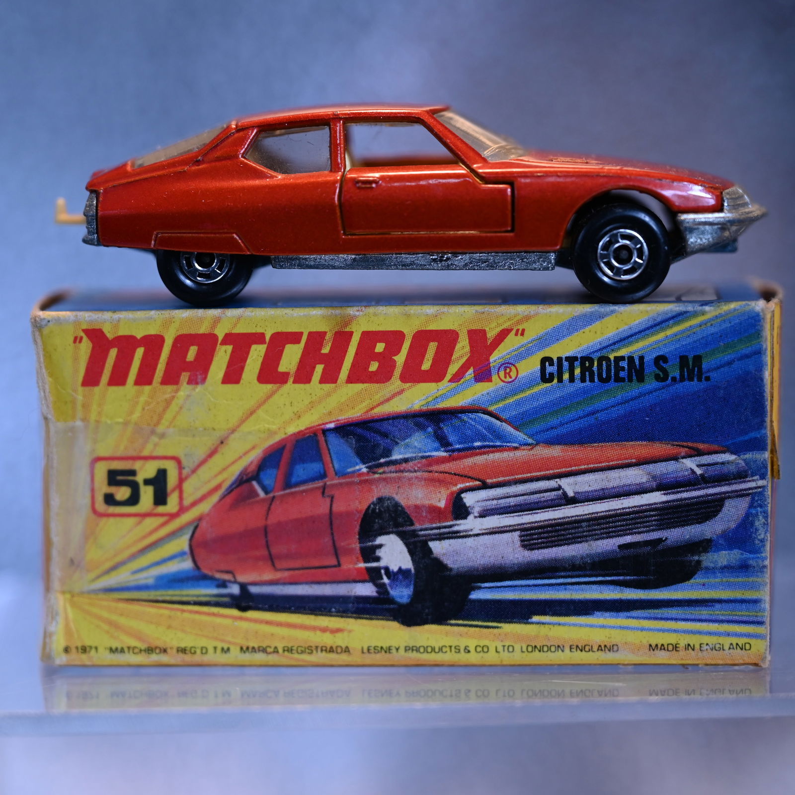 Matchbox 51 - Citroen S.M. - 1971 (1 of 15)