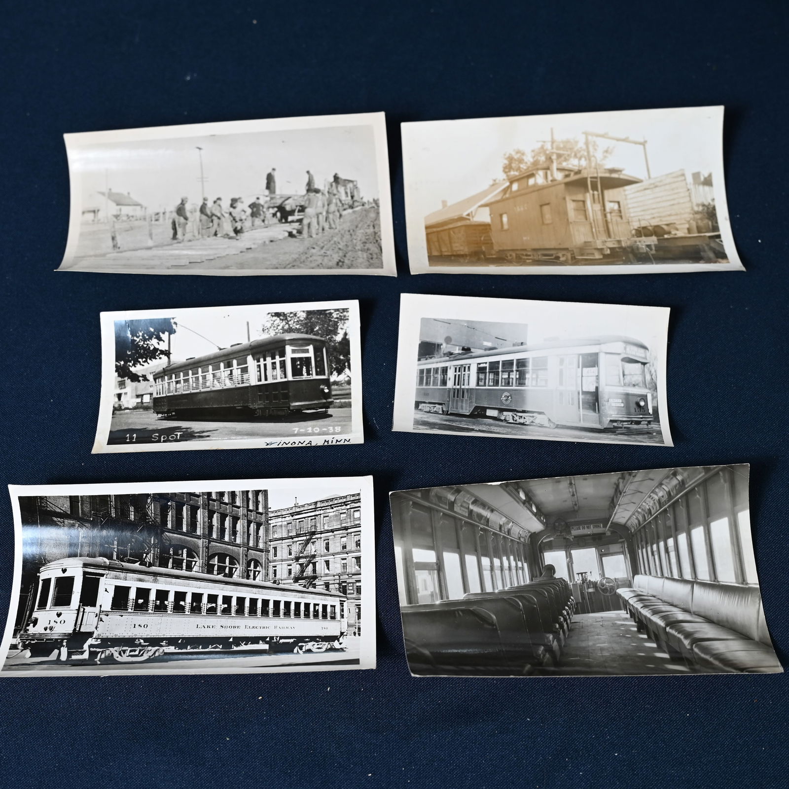Railroad - Train and Streetcar Photographs: 40+ Photographs. Largest 3 1/2 H x 5 3/4 W inches