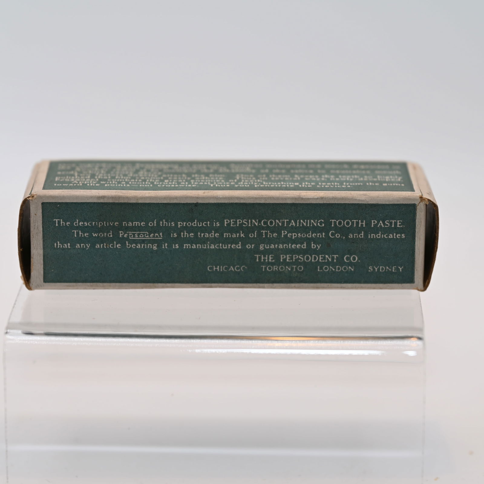 Pepsin Containing Tooth Paste Pepsodent - Sample Size - 2