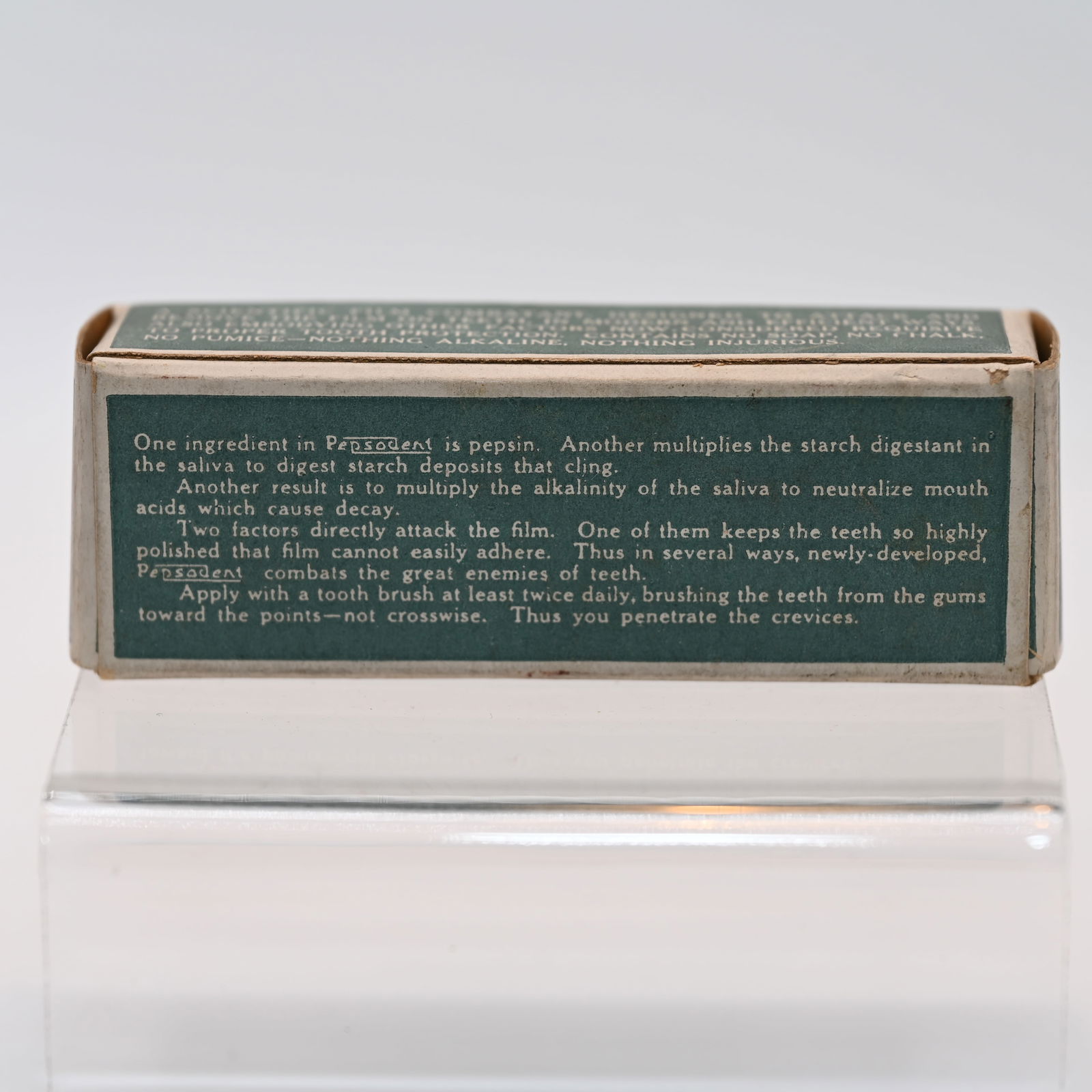 Pepsin Containing Tooth Paste Pepsodent - Sample Size - 3