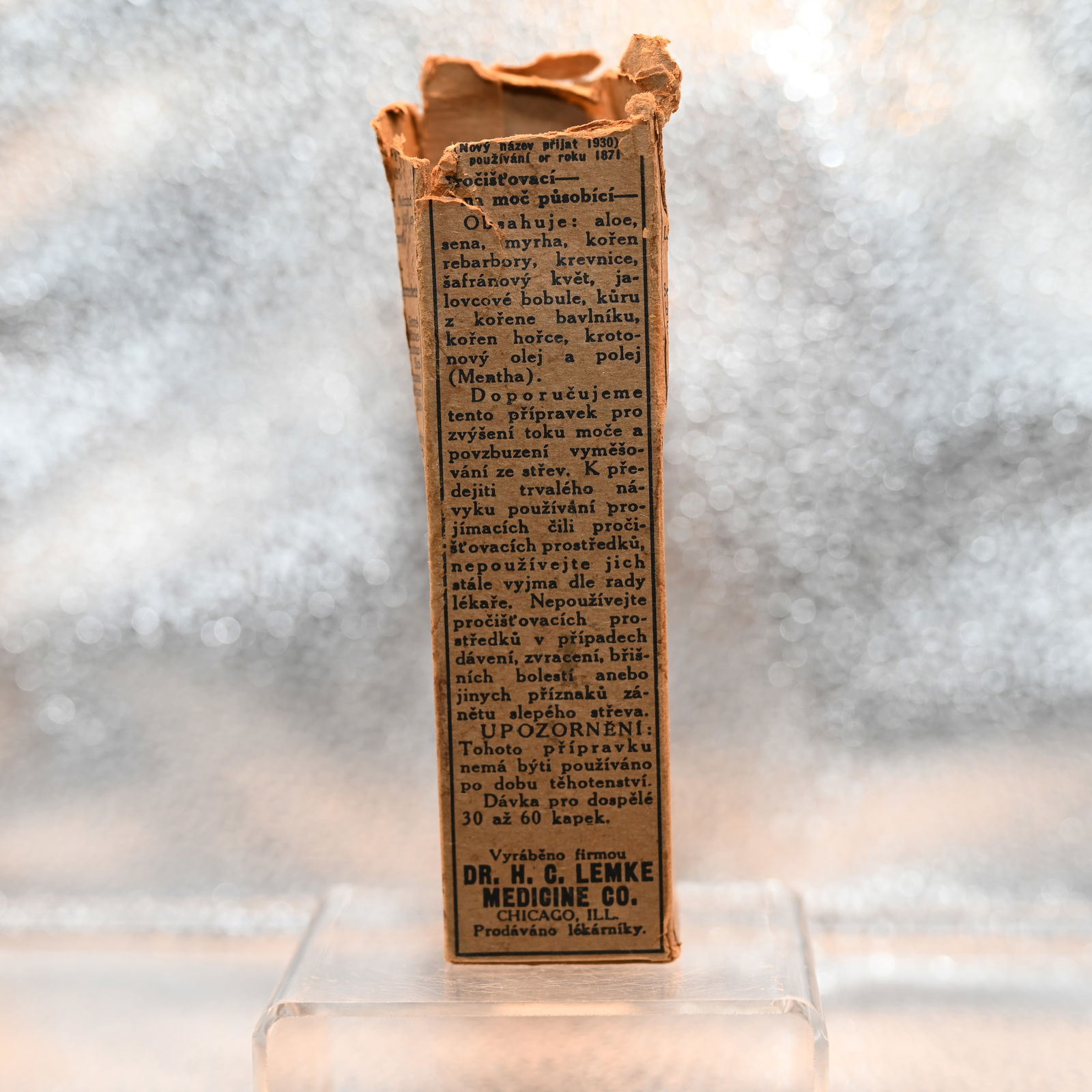 Dr. Lemke s Bitter Drops - Laxative - Diuretic - 9