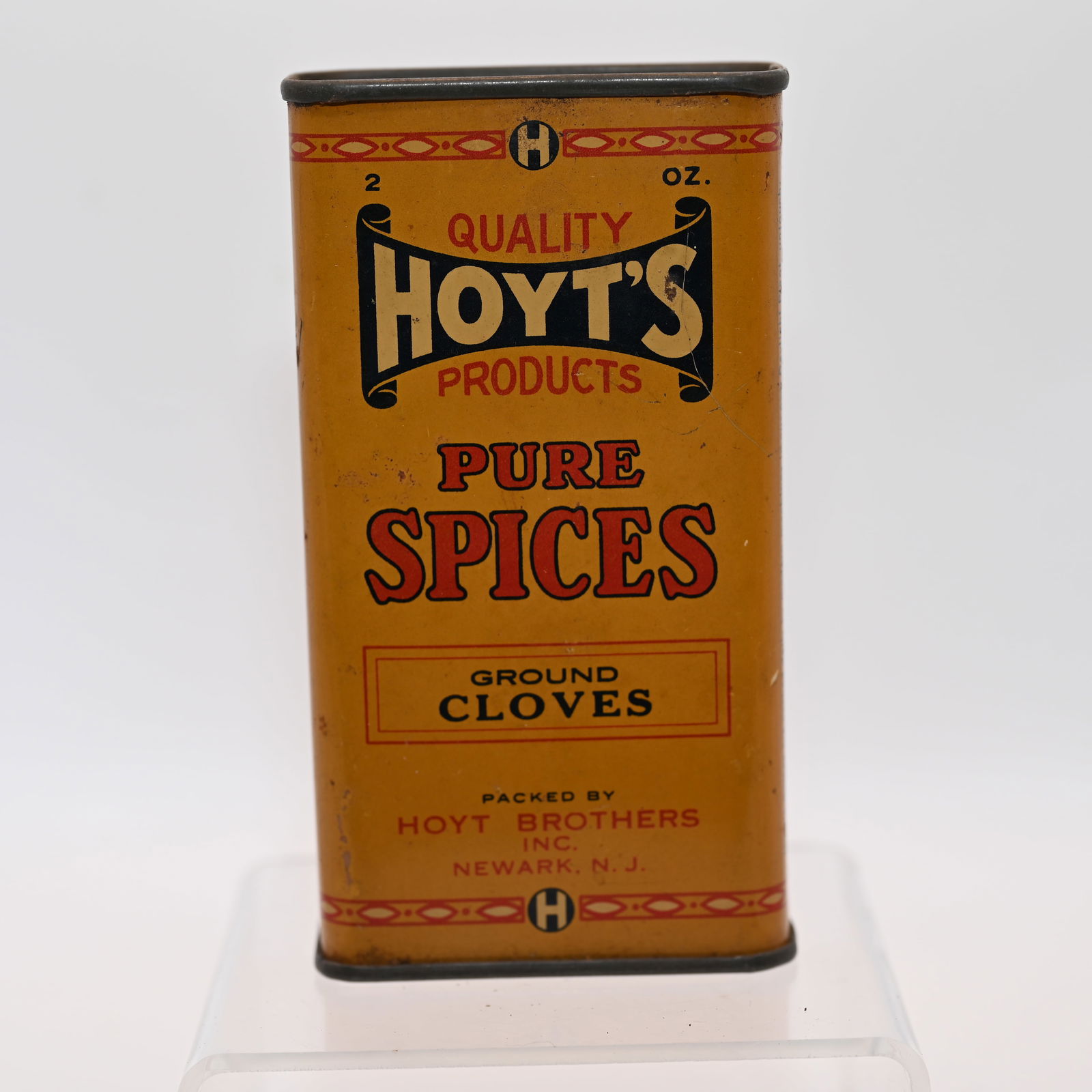 Hoyt's Pure Spice Ground Cloves Tin: Hoyt Brothers Inc Newark New Jersey - 2 oz