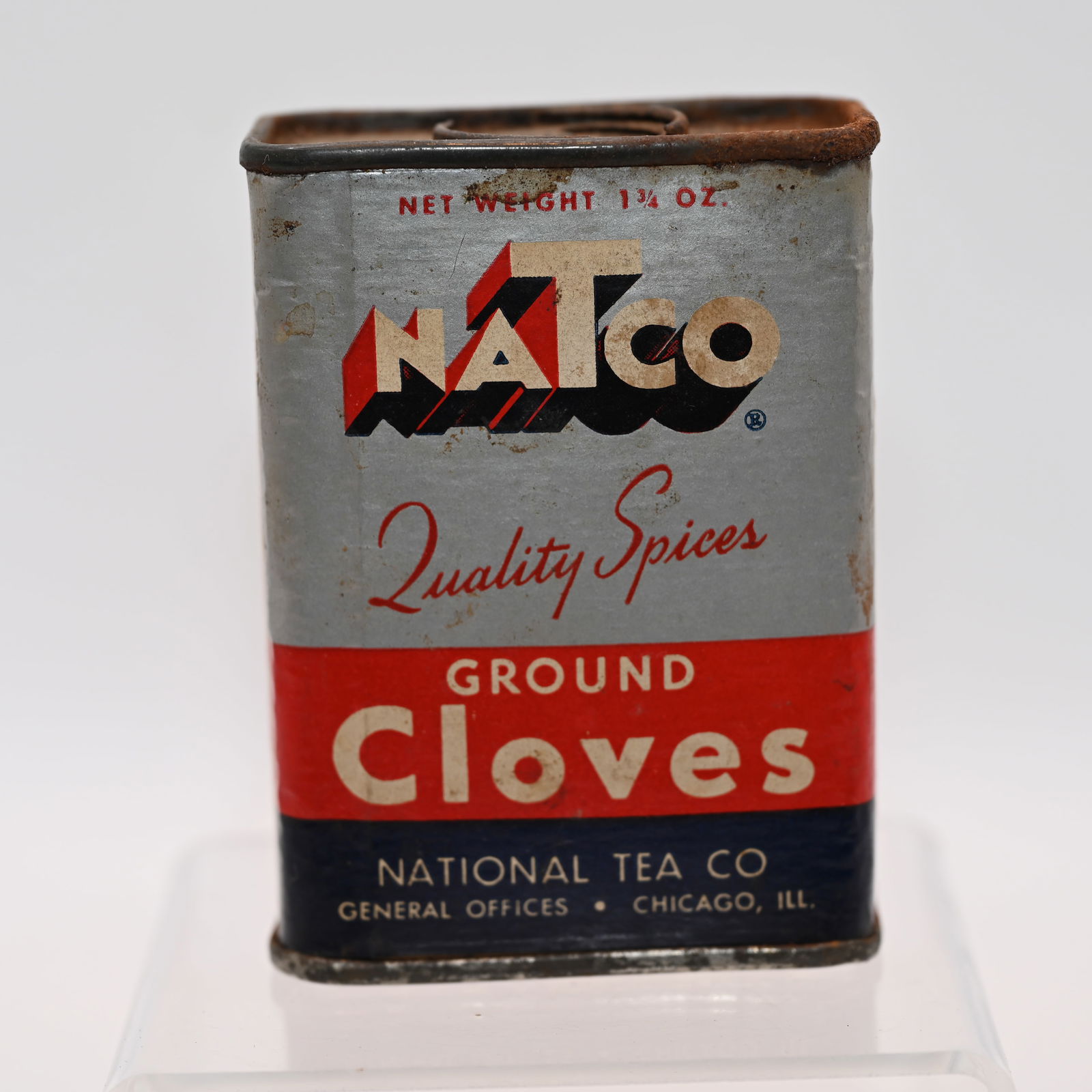 NATCO Quality Spices Ground Cloves: National Tea Co - Chicago Illinois - 1 3/4 oz