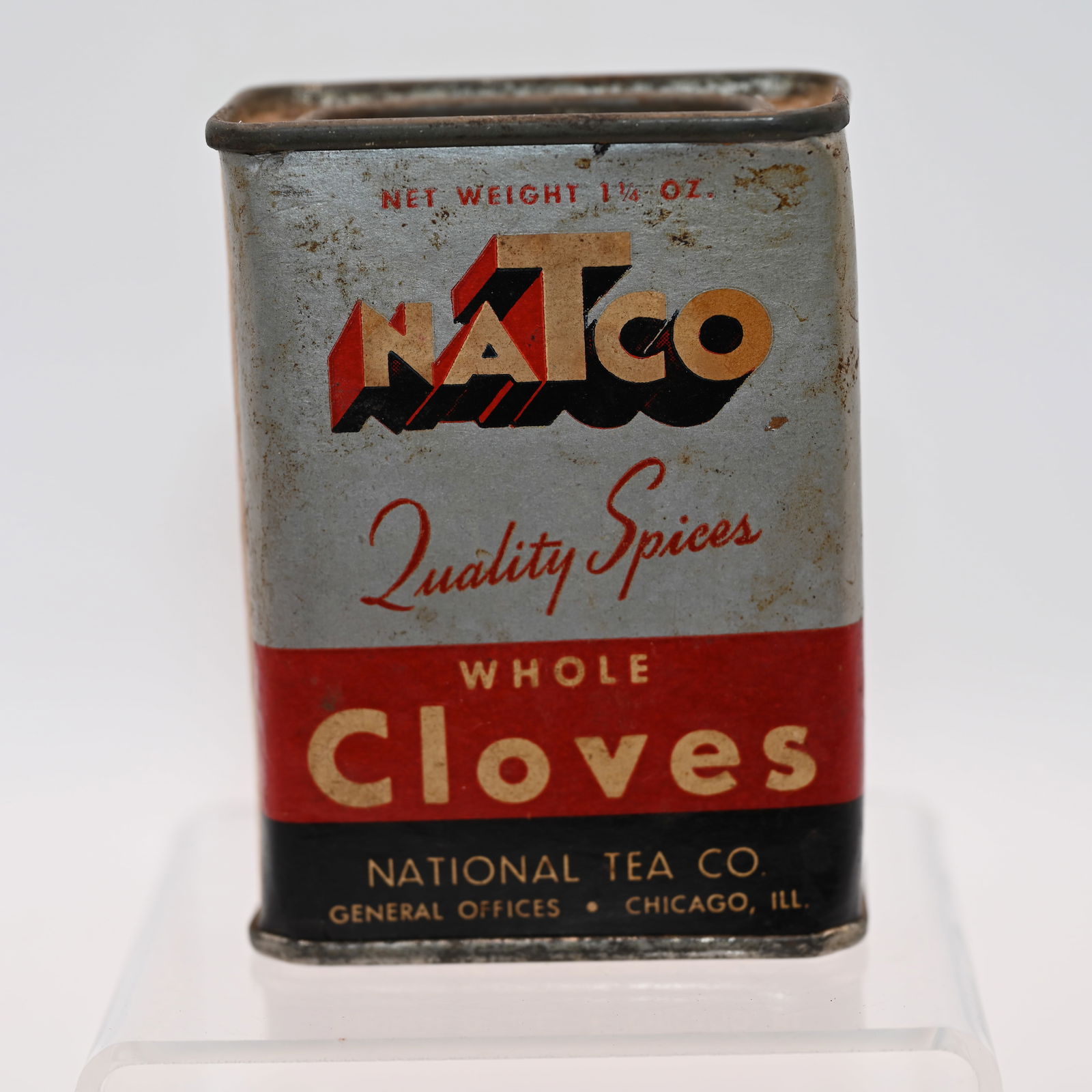 NATCO Quality Spices Whole Cloves: National Tea Co - Chicago Illinois - 1 1/4 oz