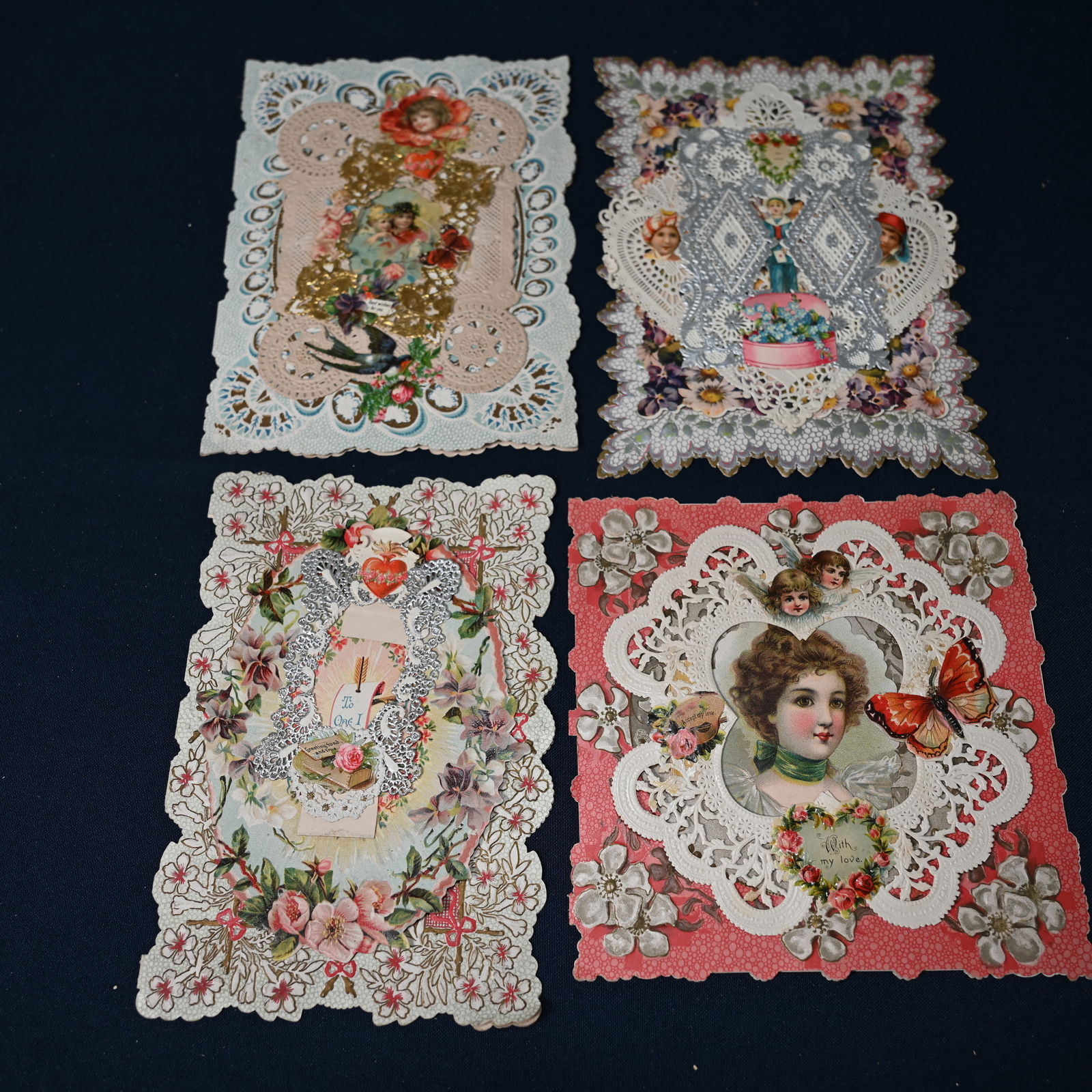 Die Cut Valentine s, incl. Mechanical - Lot of 7 (1 of 12)