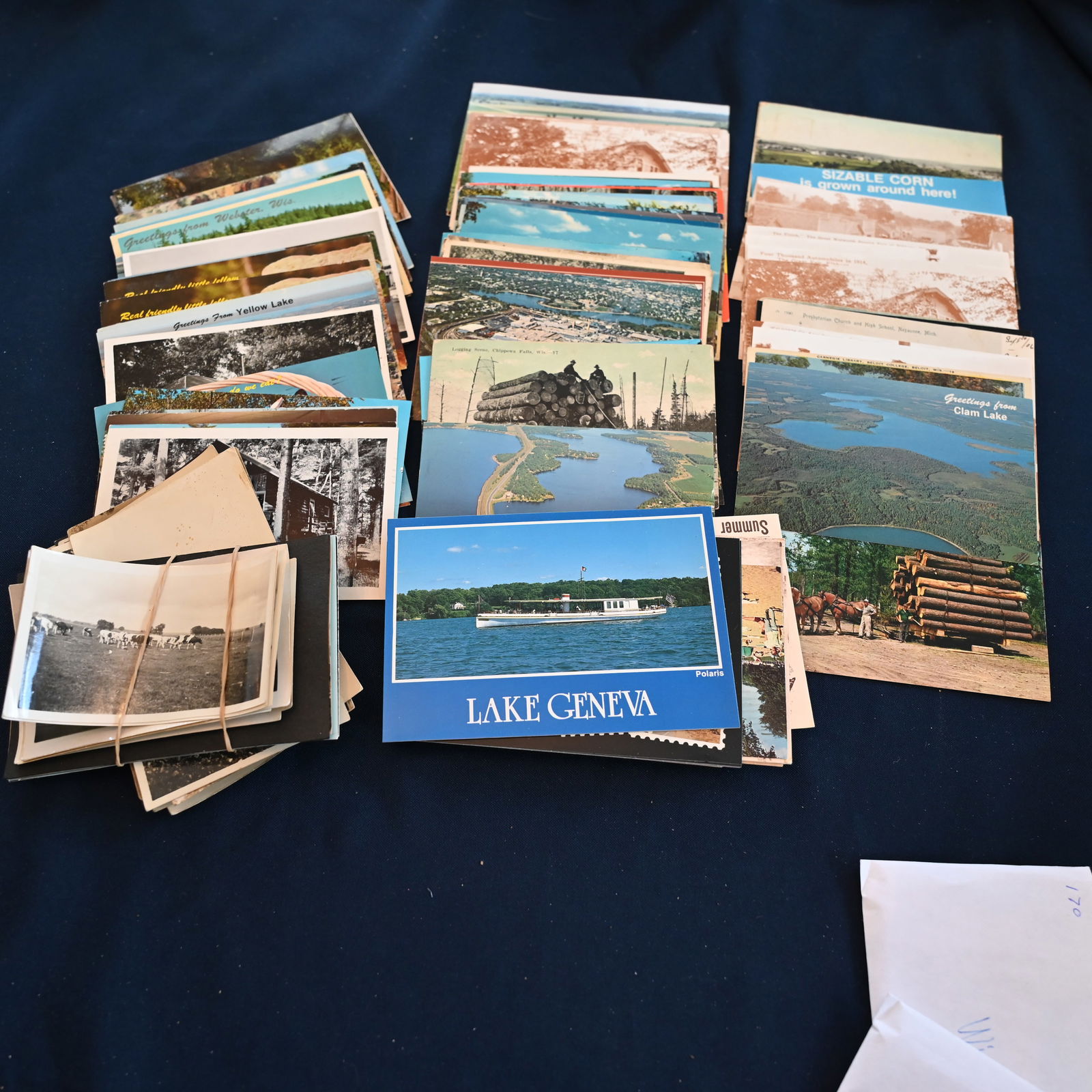 Wisconsin Postcards - Lot of 100+, plus uncounted photographs (1 of 2)
