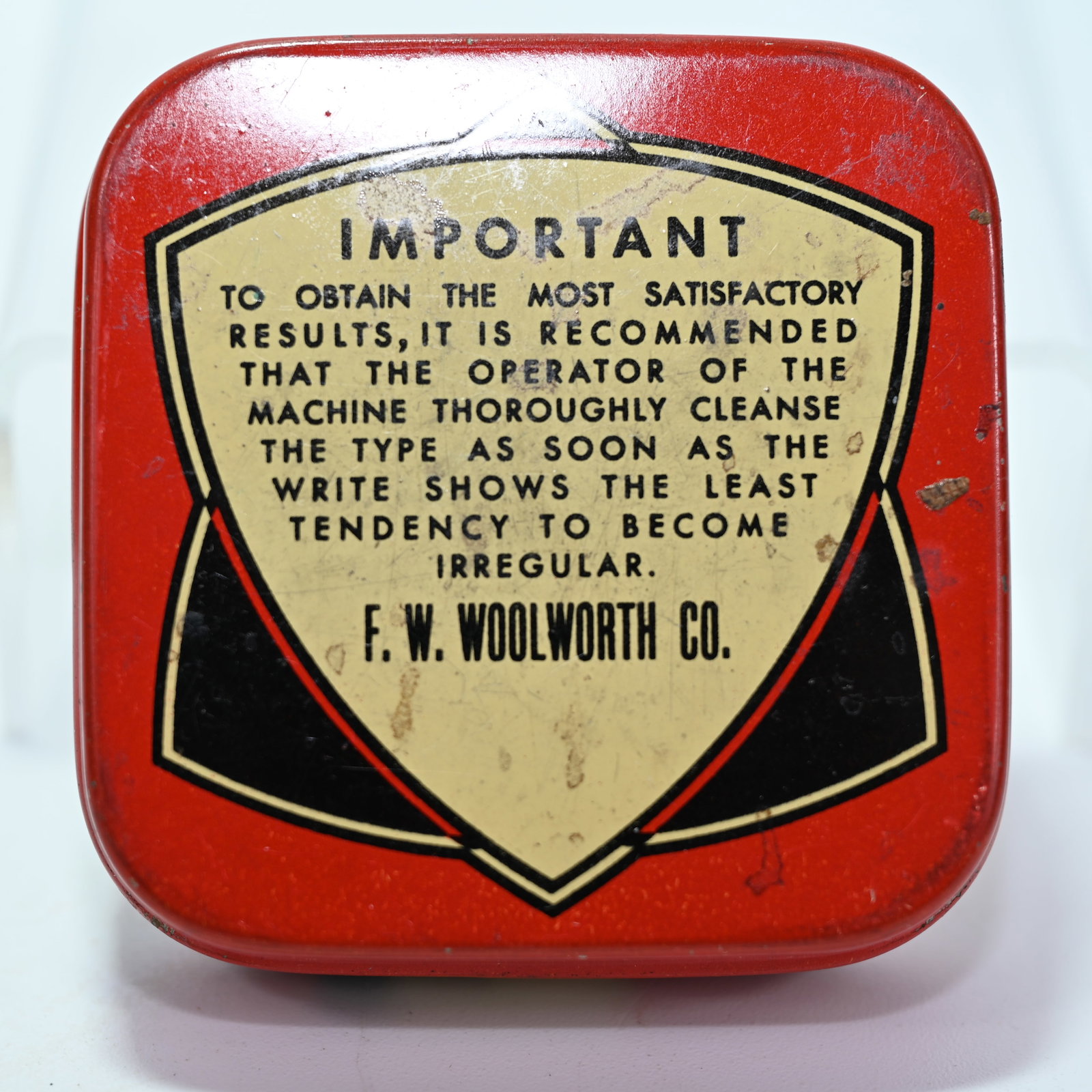 Herald Square Typewriter Ribbon Tin - Empty - 2