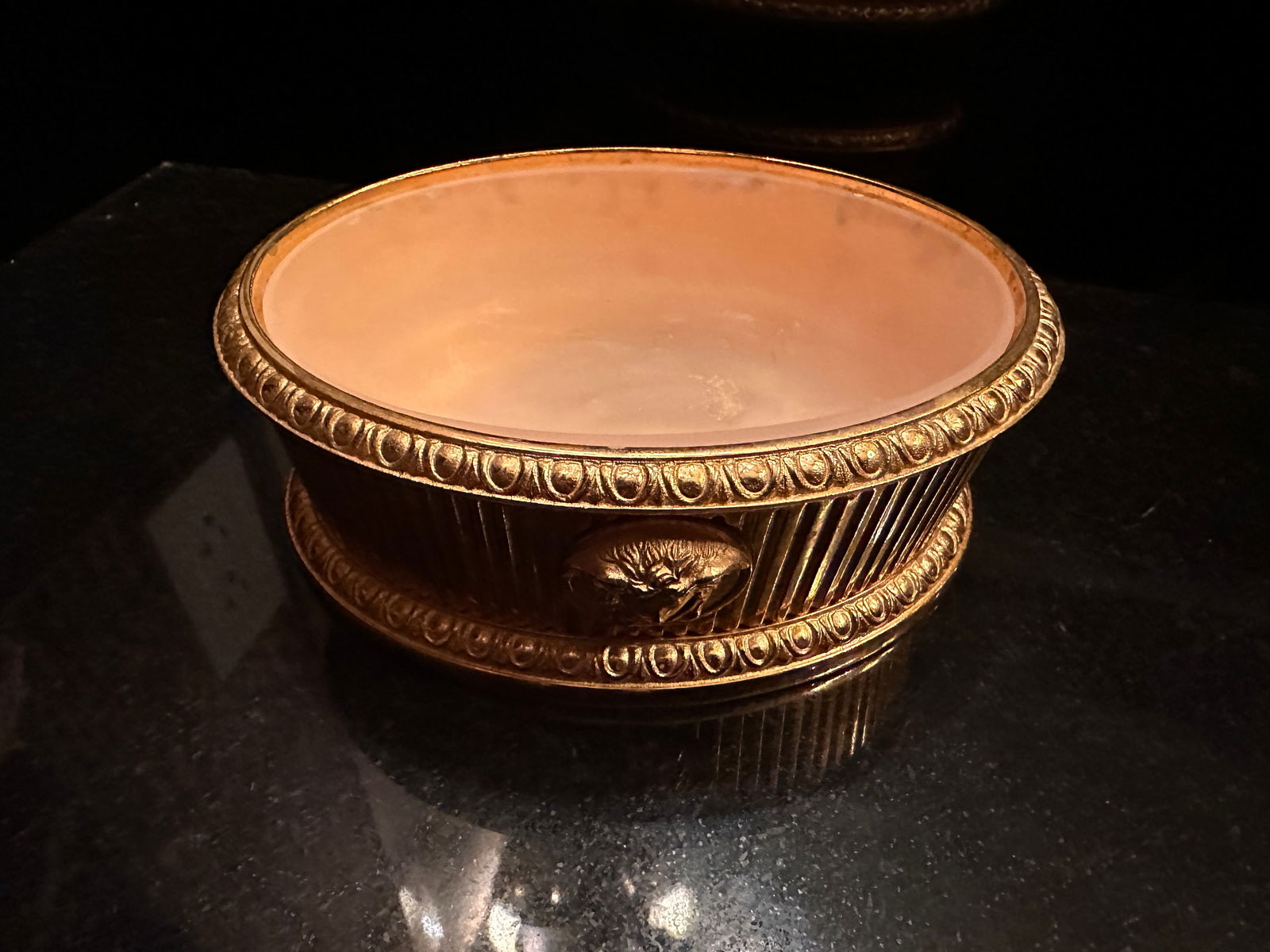 VERSACE HOME MEDUSA SOAP HOLDER that retails for $1,182.70: This is a VERSACE HOME MEDUSA SOAP HOLDER. This is still sold by Versace Home in Sydney, Australia at Palazzo Collezioni. The price is $1,182.70 new. Their site says this is die cast Bronze, 24k Gold