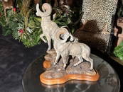 SUPER RARE Lorenzo E Ghiglieri bronze of Altai Argali