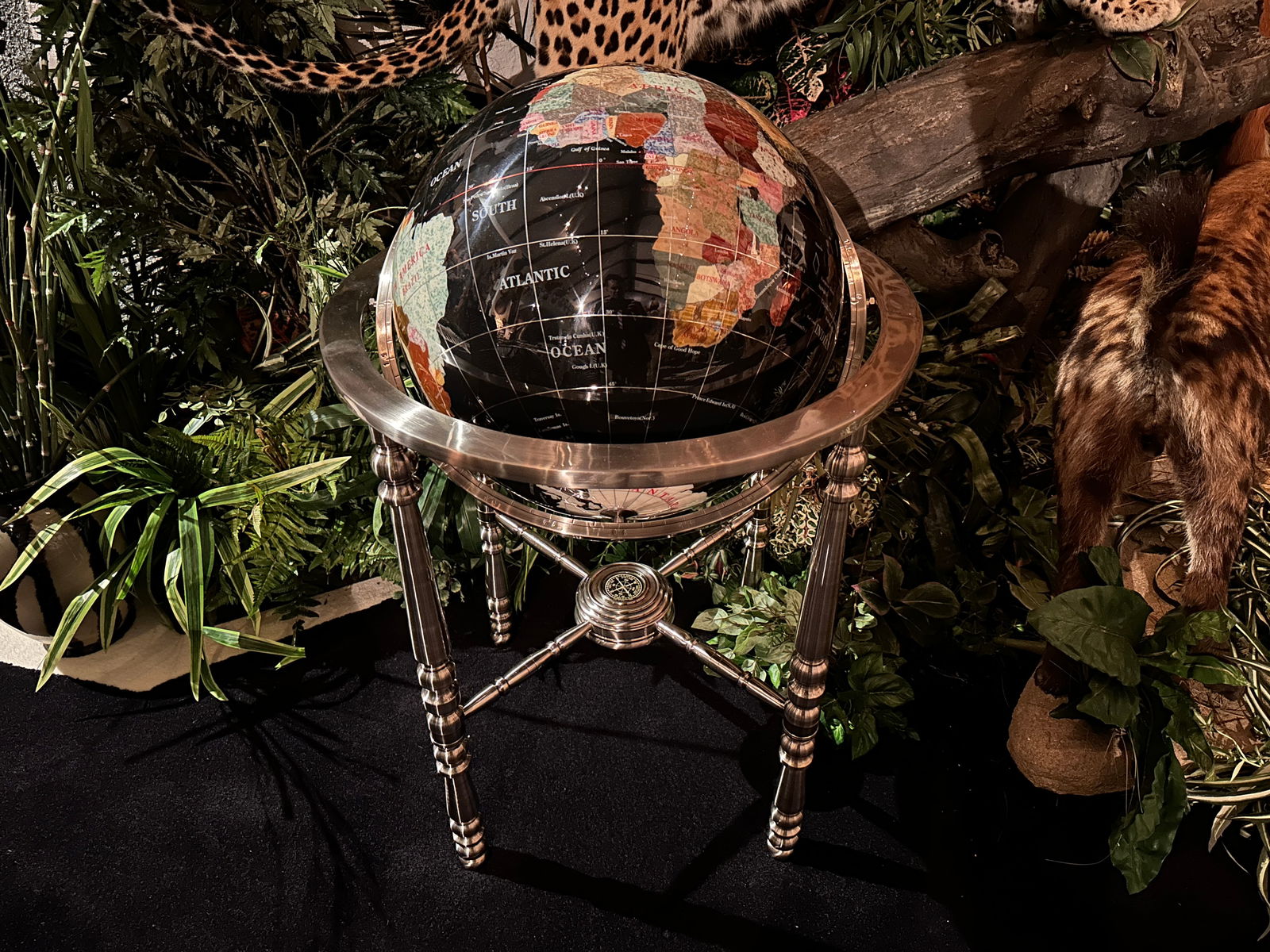 LARGE Gemstone Floor Globe (1 of 3)