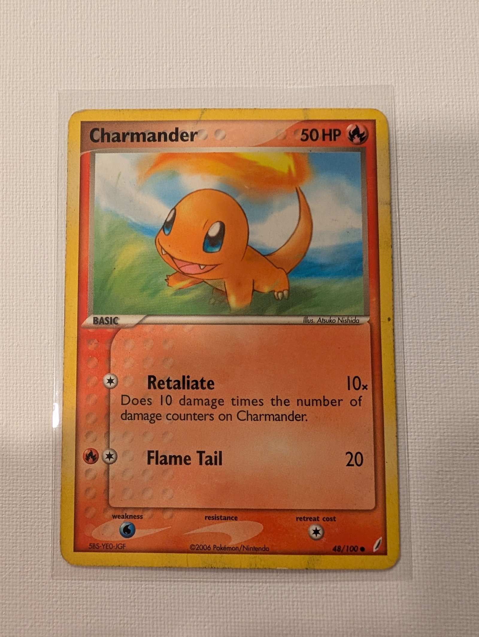 2006 Pokemon Charmander 48 100 EX Crystal Guardians Reverse Holo. (1 of 2)