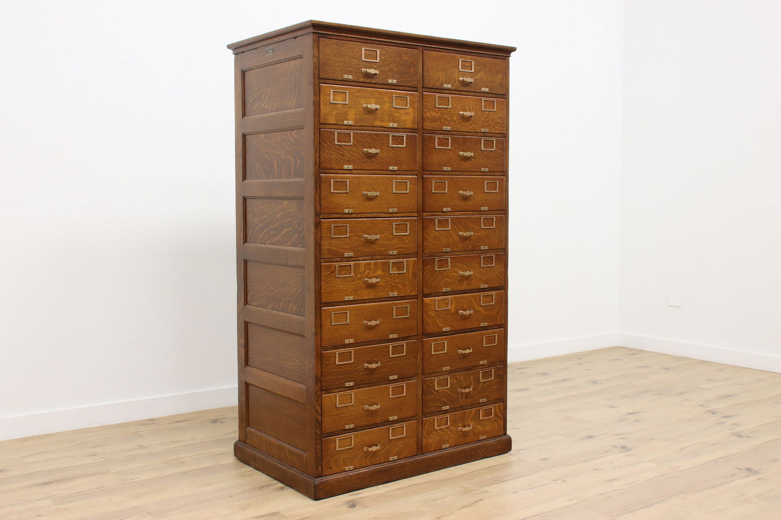 Railroad Antique 20 Drawer Office Library File Cabinet, DM #47704 (1 of 18)
