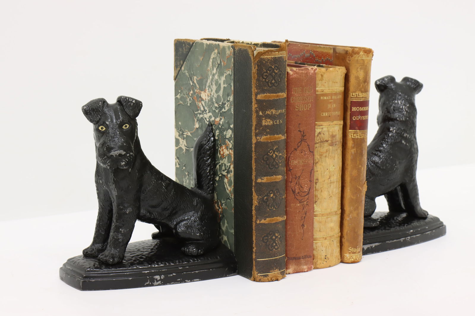 Pair of Farmhouse Vintage Terrier Dog Bookends #44144 (1 of 11)