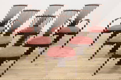 Set 6 Midcentury Modern Design Vintage Birch Dining Chairs #53555 (1 of 20)
