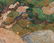 BIRGER SANDZEN Mountain Lake Oil on board - 4