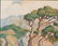 BIRGER SANDZEN Mountain Lake Oil on board - 6