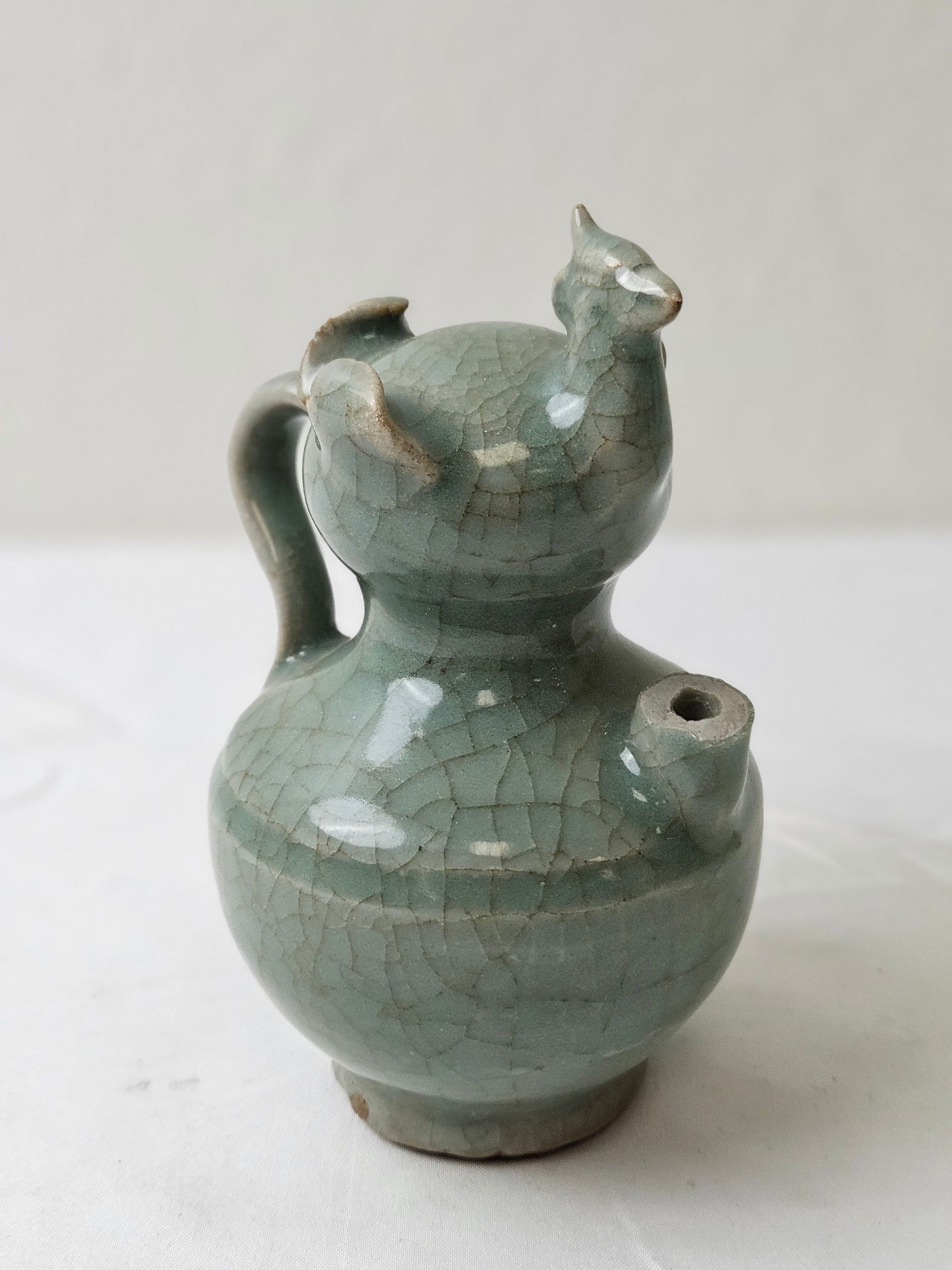 Chinese Antique Celadon Water Dropper (1 of 6)