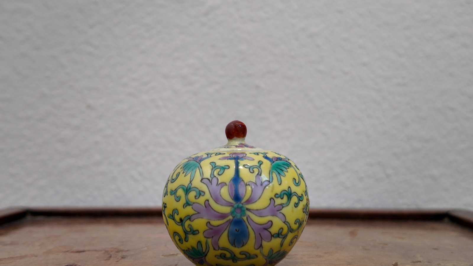 Rare Antique Chinese 19 C. Porcelain Miniature Vase.: Rare Antique Chinese 19 C. Porcelain Miniature Vase.