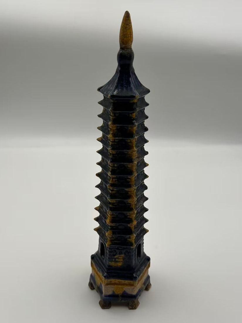 Tang Dynasty?CStyle Chinese Pagoda: This lot is located in China. Please review the pre-auction notice prior to bidding.