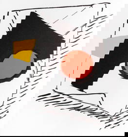 Alexander Calder, Composition, Derrière le miroir, Limited Edition Lithograph (1 of 6)