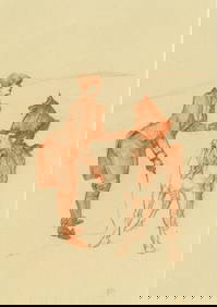 Henri de Toulouse-Lautrec, La dresseuse d'animaux, The Circus by Toulouse-Lautrec, Limited Edition (1 of 8)