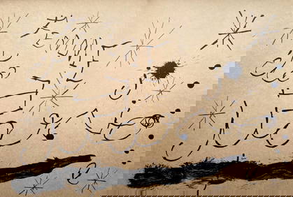 Joan Miró, Composition (Cramer 102; Mourlot 428-449), Derrière le miroir, Limited Edition (1 of 6)