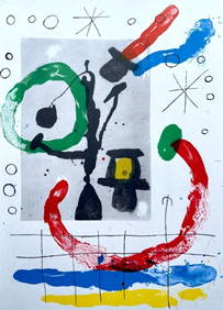 Joan Miró, Composition (Cramer 102; Mourlot 428-449), Derrière le miroir, Limited Edition (1 of 7)