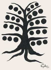 Alexander Calder, Composition, Derrière le miroir, Limited Edition Lithograph (1 of 6)