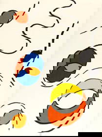 Alexander Calder, Composition, Derrière le miroir, Limited Edition Lithograph (1 of 6)