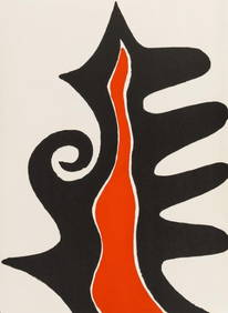 Alexander Calder, Composition, Derrière le miroir, Limited Edition Lithograph (1 of 6)