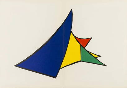 Alexander Calder, Composition, Derrière le miroir, Limited Edition Lithograph (1 of 5)