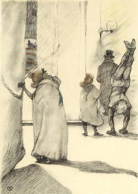 Henri de Toulouse-Lautrec, Dans les coulisses, The Circus by Toulouse-Lautrec, Limited Edition (1 of 8)