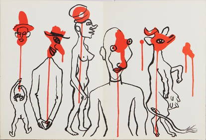 Alexander Calder, Composition, Derrière le miroir, Limited Edition Lithograph (1 of 6)