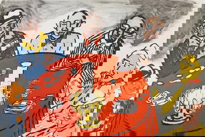 Alexander Calder, Composition, Derrière le miroir, Limited Edition Lithograph (1 of 8)