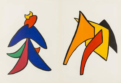 Alexander Calder, Composition, Derrière le miroir, Limited Edition Lithograph (1 of 6)