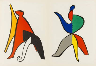 Alexander Calder, Composition, Derrière le miroir, Limited Edition Lithograph (1 of 6)