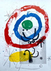 Joan Miró, Composition (Cramer 102; Mourlot 428-449), Derrière le miroir, Limited Edition (1 of 7)