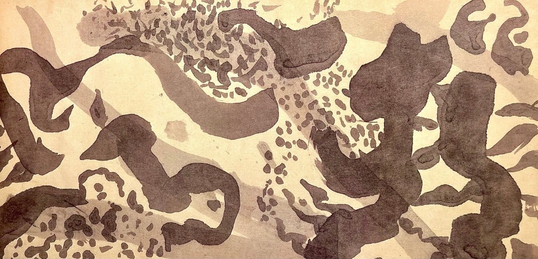 Jackson Pollock, Composition, Jackson Pollock, The Last Sketchbook, Limited Edition Lithograph: Lithograph on vélin Mohawk paper. Inscription: unsigned and unnumbered, as issued. Paper Size: 5 x 12 inches. Excellent condition. Notes: From the album, Jackson Pollock, The Last Sketchbook, 1982. P