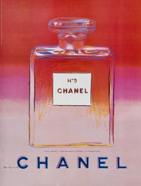Andy Warhol, Chanel No. 5, Official Edition Chanel Ltd. Advertising Campaign Lithograph, 1997 (1 of 5)