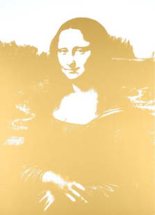 Andy Warhol, Mona Lisa (after Leonardo da Vinci), Official Limited Edition, Sunday B. Morning,: Official edition, Andy Warhol, Sunday B. Morning, silkscreen on museum board. Paper Size: 30 x 25 inches. Excellent condition. Inscription: Numbered in pencil, &#8220;published by Sunday B. Morning&#8