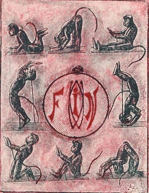 Max Ernst, Composition (Spies/Leppien 218), La Ballade du Soldat, Limited Edition Lithograph: Lithograph on vélin d'Arches paper. Paper size: 21.875 x 15 inches. Excellent condition. Unsigned and unnumbered, as issued. Notes: From the folio, La Ballade du Soldat, 34 Lithographies Original