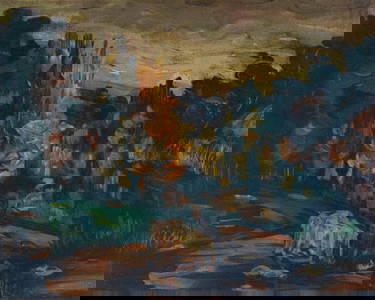 Paul C&#233;zanne, Paysage &#224; Aix, Les R&#233;alistes Lyriques, Collection Pierre L&#233;vy,