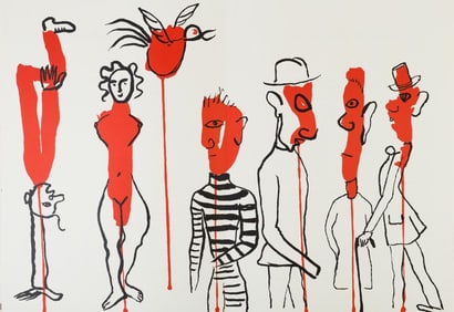 Alexander Calder, Composition, Derrière le miroir, Limited Edition Lithograph