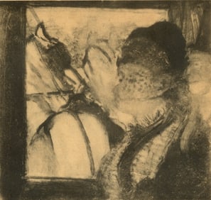 Edgar Degas, Dans l'Omnibus, E. Degas Monotypes, Limited Edition Monotype