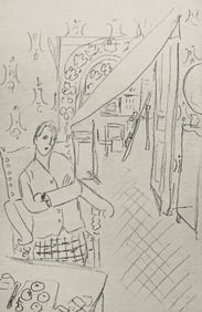 Henri Matisse, Composition (Dutel 3), Dessins de Henri-Matisse, Limited Edition Lithograph