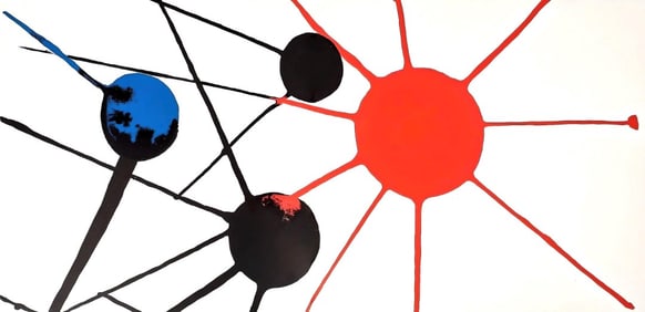 Alexander Calder, Composition, Derrière le miroir, Limited Edition Lithograph